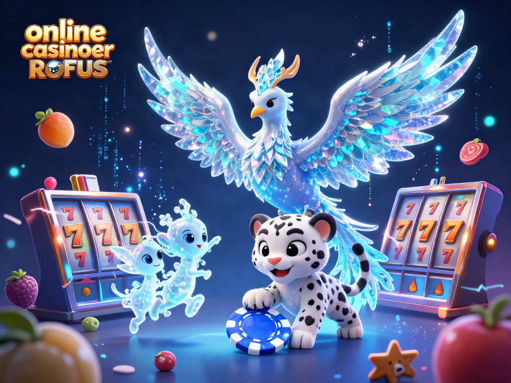 Play and win at online casinoer uden ROFUS with vibrant characters and exciting gaming elements in this engaging scene.