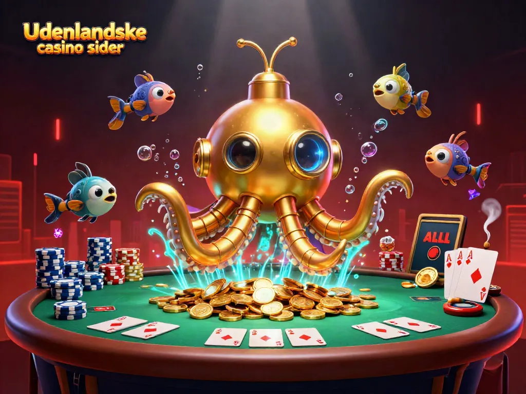 Engage with udenlandske casino sider in an energetic 3D underwater casino world.