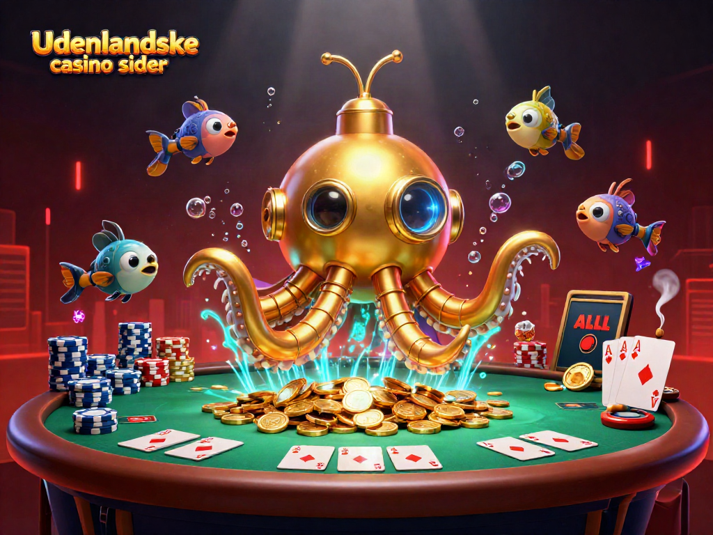 Engage with udenlandske casino sider in an energetic 3D underwater casino world.