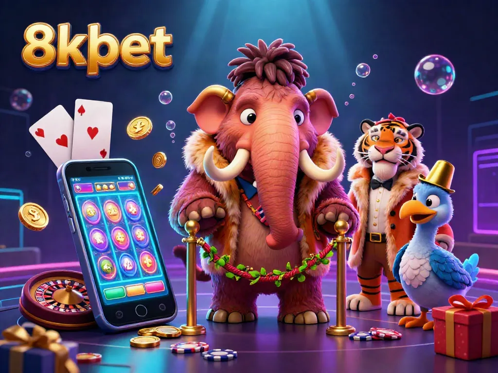 8xbet casino bouncer checking IDs at the door, surrounded by vibrant gaming elements.