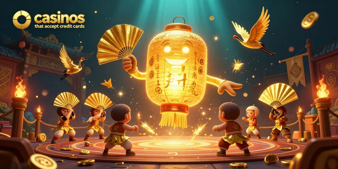 Engage with the vibrant world of casinos that accept credit cards, featuring dynamic characters and game elements.